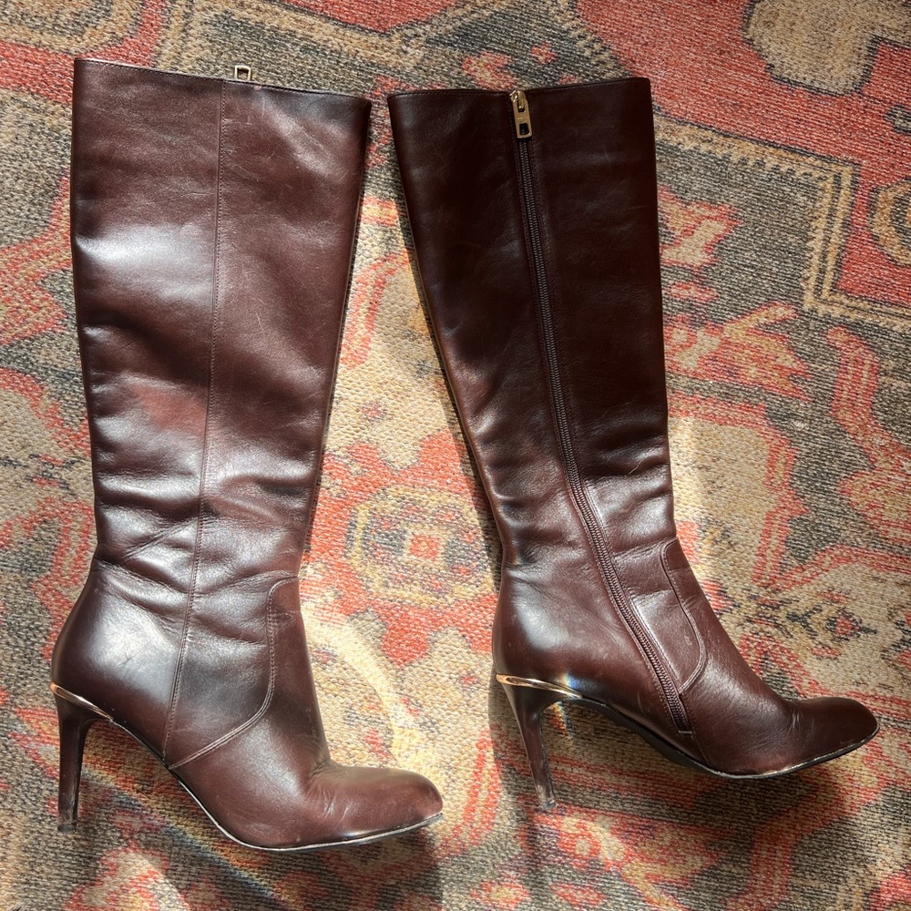 Brown Coach boots